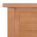 vidaXL Stolík na časopisy so zásuvkou 35x27x55 cm dubový masív