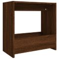 vidaXL Bočný stolík hnedý dub 50x26x50 cm spracované drevo