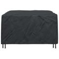 vidaXL Obal na nábytok Jednofarebný Čierna 150 x 150 x 75 cm 210D