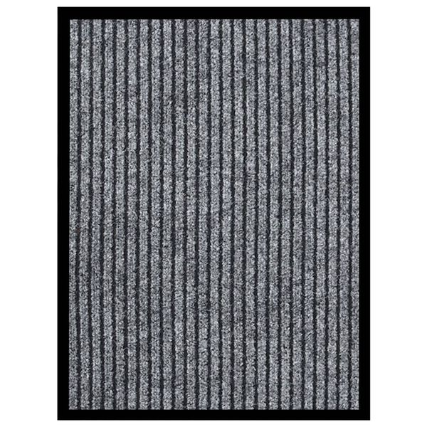 vidaXL Rohožka pruhovaná sivá 40x60 cm