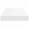 vidaXL Plávajúce nástenné police 2 ks, biele 50x23,5x3,8 cm, MDF
