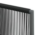 vidaXL Záhradné stoličky a vankúše 4ks čierne 54x60,5x83,5cm polyratan