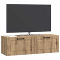 vidaXL Nástenná TV skrinka 98 x 31 x 30 cm Dub artisan