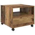 vidaXL Konferenčný stolík Staré drevo 55 x 55 x 45cm Kompozitné drevo