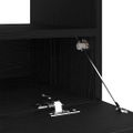 vidaXL TV skrinka 80 x 35 x 40 cm Čierny dub Kompozitné drevo
