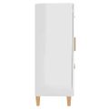 vidaXL Komoda lesklá biela 69,5x34x90 cm spracované drevo