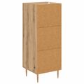 vidaXL Servírovacia skriňa dub artisan 34 x 34.5 x 90 cm