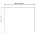 vidaXL Koberec z umelého ovčieho kožucha TAFALLA Krémová 200 x 280 cm