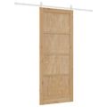 vidaXL Posuvné dvere ORKDAL 86 x 211 cm Borovicový masív