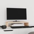 vidaXL Stojan na monitor 50x27x10 cm masívna borovica