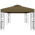 vidaXL Altánok 6x3 m, sivohnedý 180 g/m²