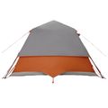 vidaXL Okamžitý stan so strechou Šedá a oranžová 305 x 275 x 190 cm