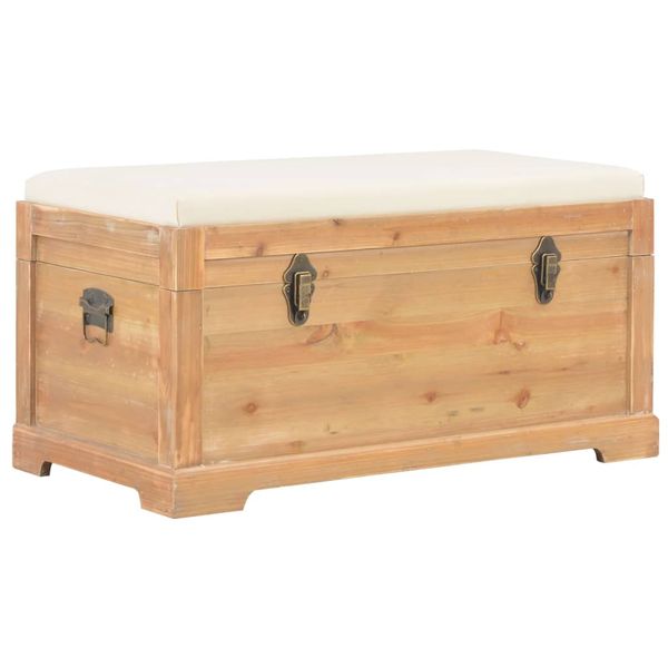vidaXL Úložná truhlica s vankúšom 80x40x40 cm MDF