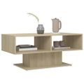 vidaXL Konferenčný stolík, dub sonoma 103,5x50x44,5cm kompozitné drevo
