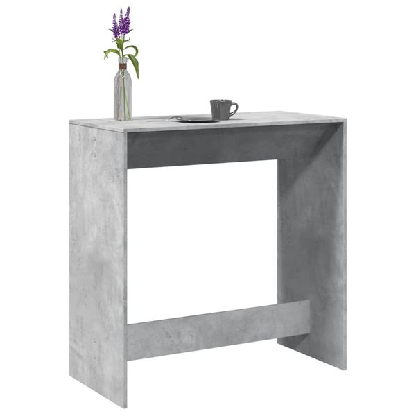 vidaXL Barový stôl betónovosivý 102x50x103,5 cm kompozitné drevo