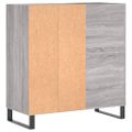 vidaXL Skrinka na platne sivá sonoma 84,5x38x48 cm kompozitné drevo