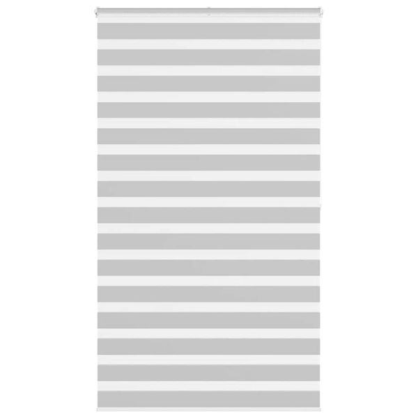 vidaXL Zebra roleta svetlosivá 120x200cm šírka látky 115,9cm polyester