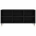 vidaXL TV skrinka 103,5 x 30 x 50 cm Čierny dub Kompozitné drevo