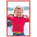 vidaXL Fotorámiky na stenu alebo stôl 3 ks červené 28x35 cm MDF