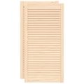 vidaXL Lamelové dvierka na skrinku 2 ks 99,3x49,4 cm, borovicový masív