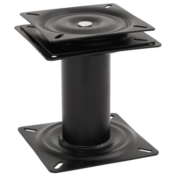 vidaXL Podstavec na sedadlo do člna, otočný o 360°, oceľ