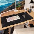 AROZZI ZONA Mousepad XL Black Marble/ XL podložka na stůl/ 900x420x4 mm/ voděodolná Podložka pod myš, 900×420×4mm, mikrovlákno, protiskluzová guma, vodeodolná, barva cerný mramor
