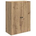 vidaXL Nástenná skrinka 66 x 34,5 x 90 cm Kompozitné drevo Dub artisan