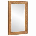 vidaXL nástenné zrkadlo 70 x 50 cm Kompozitné drevo a sklo Obdĺžnikový