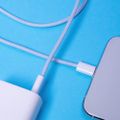 Kábel Maxlife MXUC-06 USB-C - Lightning 1,0 m 20W modrý nylon