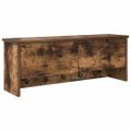 vidaXL Vešiak na stenu Nástenná montáž Dymová dub 80 x 20 x 30 cm