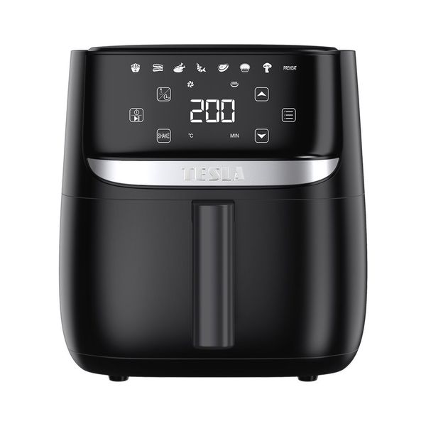 TESLA AirCook Q55 XL - multifunkčná digitálna horúcovzdušná fritéza (čierna farba)