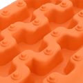 vidaXL Záchranná doska 2 ks Oranžová 57,5x30,5x5,5 cm Reinforced Nylon