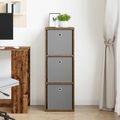 vidaXL Servírovacia skriňa so zásuvkou Staré drevo 35 x 32 x 99,5 cm
