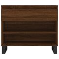 vidaXL Botník hnedý dub 70x36x60 cm spracované drevo