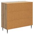 vidaXL Servírovacia skriňa Dub artisan 89 x 34,5 x 82 cm