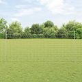 vidaXL Vonkajšie divoké oplotenie s posteľami 50 x 1,4 m Strieborná