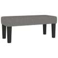 vidaXL Boxspring posteľ s matracom tmavosivá 90x200 cm látka