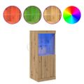 vidaXL LED komoda Remeselný dub 41 x 37 x 100 cm Kompozitné drevo