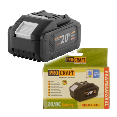 Batéria PROCRAFT 20V 8000mAh 20/8C