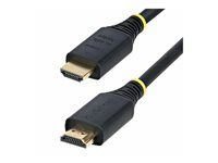 Startech - Ultra High Speed - HDMI kábel - HDMI s kolíkmi (samec) do HDMI s kolíkmi (samec) - 50 cm - tienený - čierny - pasívny, podpora 4K120Hz, podpora 8K60Hz (7680 x 4320)