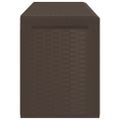 vidaXL Záhradný úložný box hnedý 114x47x60 cm