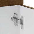 vidaXL Kuchynská spodná skrinka Kalmar, dymový dub, kompozitné drevo
