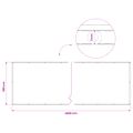 vidaXL Záclona na balkónové súkromie 1,2 x 15 m Textil s PU povlakom