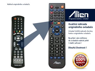 Diaľkový ovládač ALIEN Homecast HS2000CI