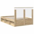 vidaXL Rám postele Sonoma 120 x 190 cm Masívne borovicové drevo