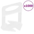 vidaXL Podložky na vyrovnávanie dlaždíc 1000 ks 2 mm