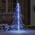 vidaXL Vianočný stromček 160 LED Modrá 150 cm Akryl