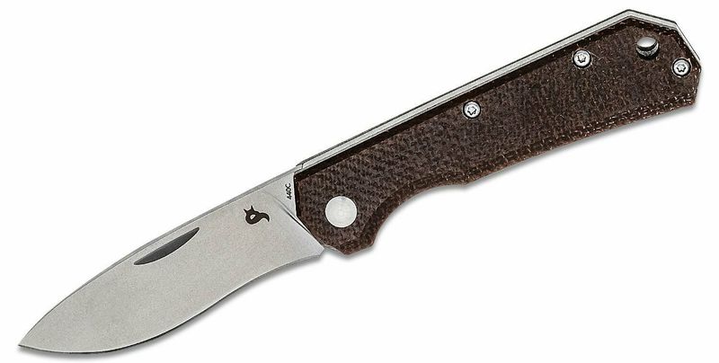 FOX knives BF-748 MIB BLACK FOX CIOL vreckový nôž 7 cm, hnedá, Micarta