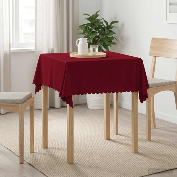 vidaXL Uterák na stôl 5 ks Štvorcový Víno červené 110 x 110 cm