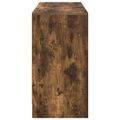 vidaXL Stôl Dymová dub 100 x 40 x 75 cm Kompozitné drevo